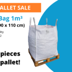 Big Bag 1m3 pallet sale
