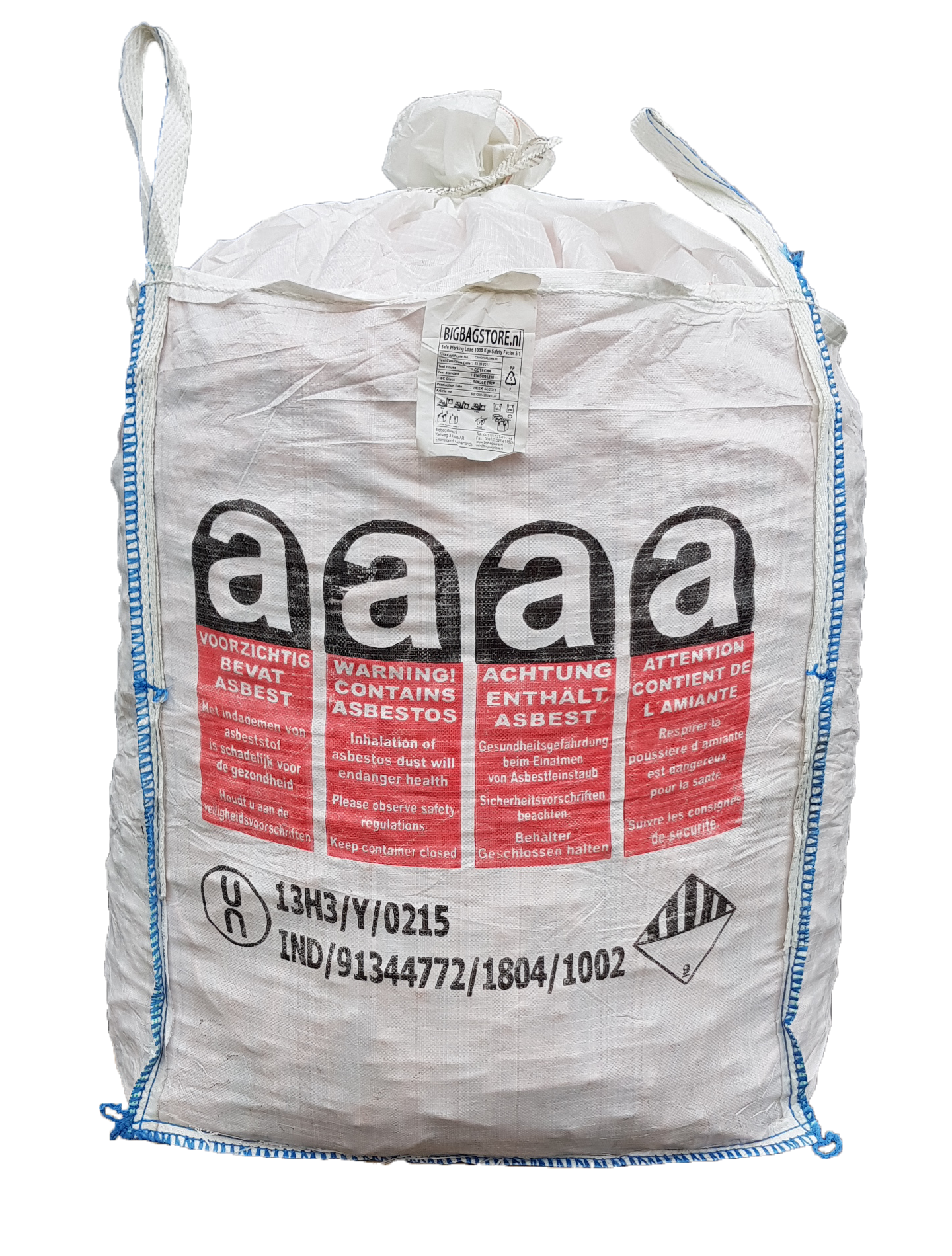 Asbestos bag 80 x 120