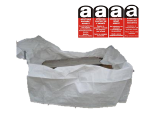 Asbestos sheet bag