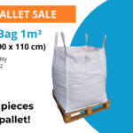 Big Bag 1m3 pallet sale